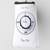 kompas voor nautische schepen golfheadcover (Draai 90)