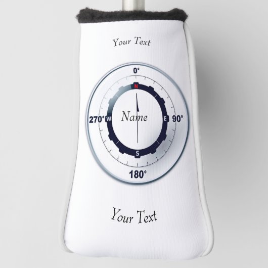 kompas voor nautische schepen golfheadcover (Draai 90)