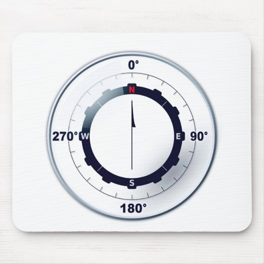 kompas voor nautische schepen muismat (Voorkant)