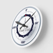 kompas voor nautische schepen ronde klok (Hoek)