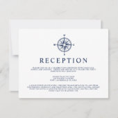 Kompas Windroos | Ontvangst Uitnodiging (Voorkant)