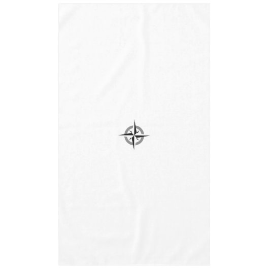Kompas Witte Tafelkleed (Voorkant)