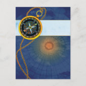 Kompas Zakelijke Promotie Briefkaart (Voorkant)