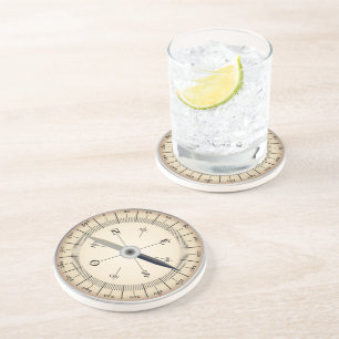 Kompas Zandsteen Onderzetter