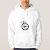 kompasillustratie hoodie (Voorkant)