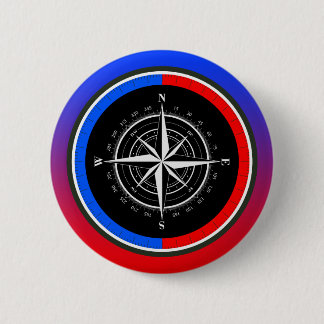 Kompasnavigatie Ronde Button 5,7 Cm