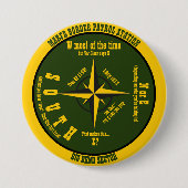 Kompaspen Ronde Button 7,6 Cm (Voorkant)