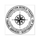 Kompasroos Bedrijfsnaam Locatie URL E-mail Zelfinktende Stempel (Design)