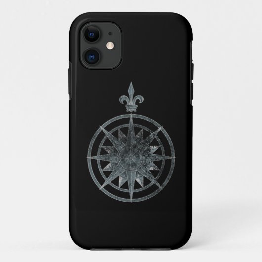 Kompasroos Case-Mate iPhone Case (Achterkant)