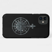 Kompasroos Case-Mate iPhone Case (Achterkant (horizontaal))