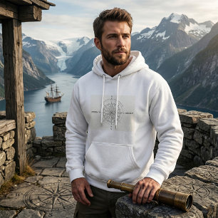 Kompasroos voor Richting Ontdekking Hoodie