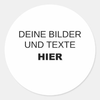 Komplett selbst gestalten ronde sticker