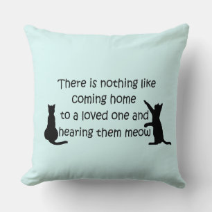 Komst naar huis aan een Kat Kussen
