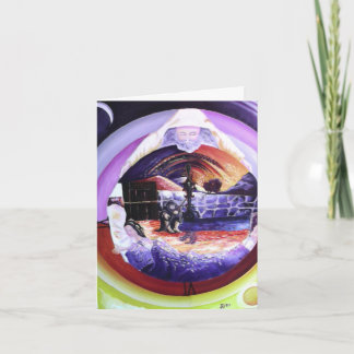 Komst op tijd feestdagen kaart