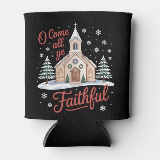 Komt allen gij trouwe Christelijke gelovigen Blikjeskoeler (Voorkant)