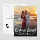 Komt binnekort foto zwangerschap aankondiging brie (Voorkant / Achterkant)