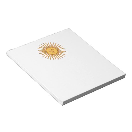 Komt de Zon Icon Decor Notitieblok (Schuin)