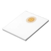 Komt de Zon Icon Decor Notitieblok (Linkerzijde)