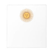 Komt de Zon Icon Decor Notitieblok (Voorkant)