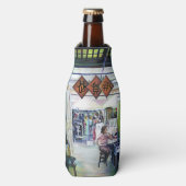 Komt deze draak met trainingswielen? flesjeskoeler (Fles Voorkant)