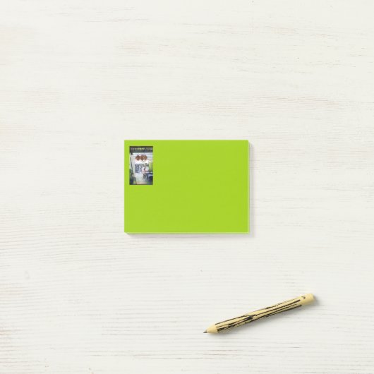 Komt deze draak met trainingswielen? post-it® notes (Op bureau)