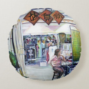 Komt deze draak met trainingswielen? rond kussen