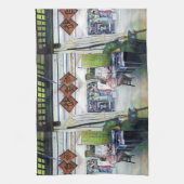 Komt deze draak met trainingswielen? theedoek (Verticaal)