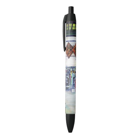 Komt deze draak met trainingswielen? zwarte inkt pen (Top (Verticaal))