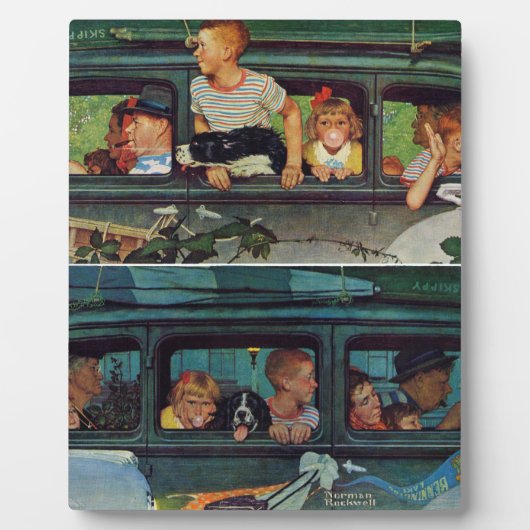 Komt en gaat door Norman Rockwell Fotoplaat (Voorkant)