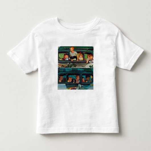 Komt en gaat door Norman Rockwell Kinder Shirts (Voorkant)