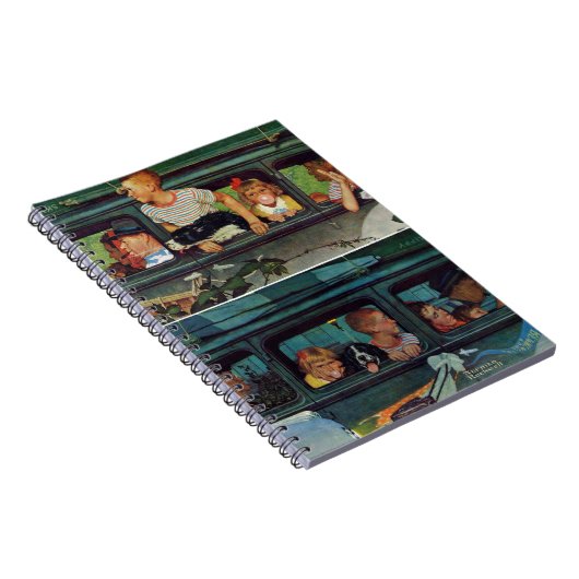 Komt en gaat door Norman Rockwell Notitieboek (Rechterzijde)