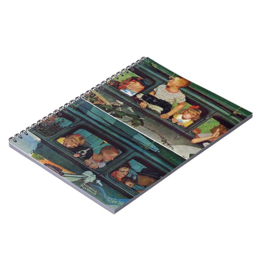 Komt en gaat door Norman Rockwell Notitieboek (Linkerzijde)