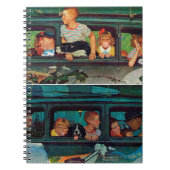 Komt en gaat door Norman Rockwell Notitieboek (Voorkant)
