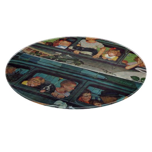 Komt en gaat door Norman Rockwell Snijplank (Hoek)