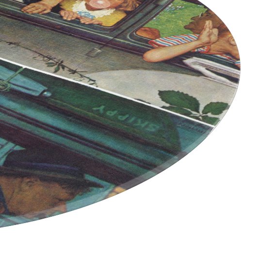 Komt en gaat door Norman Rockwell Snijplank (Hoek)