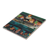 Komt en gaat door Norman Rockwell Tegeltje (Zijkant)