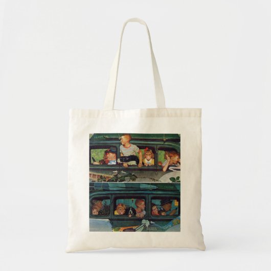 Komt en gaat door Norman Rockwell Tote Bag (Voorkant)