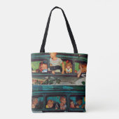 Komt en gaat door Norman Rockwell Tote Bag (Achterkant)