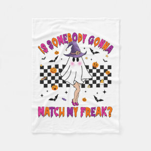 Komt er iemand overeen met mijn Halloween-freak? Fleece Deken