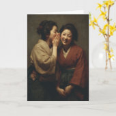 "Komt het met instructies?" Birthday Kaart (Gele Bloem)