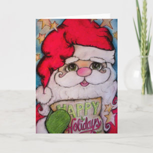 Komt hier de Kerstman Feestdagen Kaart