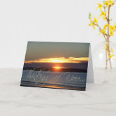 Komt hier de Zon - het Denken aan u Kaart (Gele Bloem)