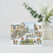 Komt hier het Briefkaart van de Kerstboom (Staand voorkant)