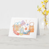 Komt hier het wenskaart van de Zon Kaart (Gele Bloem)