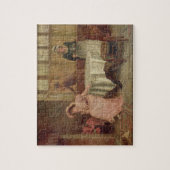 "Komt hij?" (olie op canvas) Legpuzzel (Verticaal)