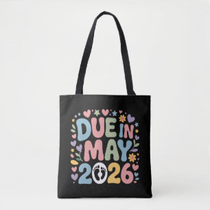 Komt mei 2026 Zwangerschap van nieuwe baby mama Tote Bag