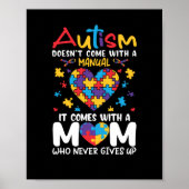 Komt met een moeder die nooit Inspirerend opgeeft Poster (Voorkant)