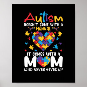 Komt met een moeder die nooit Inspirerend opgeeft Poster