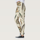 Komt overeen met het naadloze patroon van oude kaa leggings (Links)