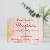 Komt u bij ons voor een receptie kaart (Staand voorkant)